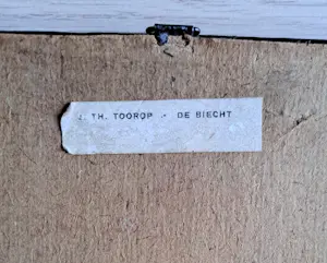 Jan Toorop - De biecht kopen? Bied vanaf 40!