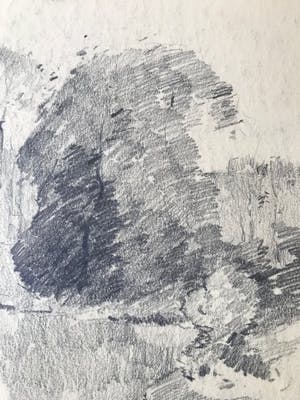 Christiaan Soer - Park met vijver op voorgrond kopen? Bied vanaf 50!