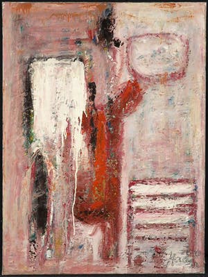 Pieter Haan - Acryl op doek, Fuga van Bach - Ingelijst kopen? Bied vanaf 35!