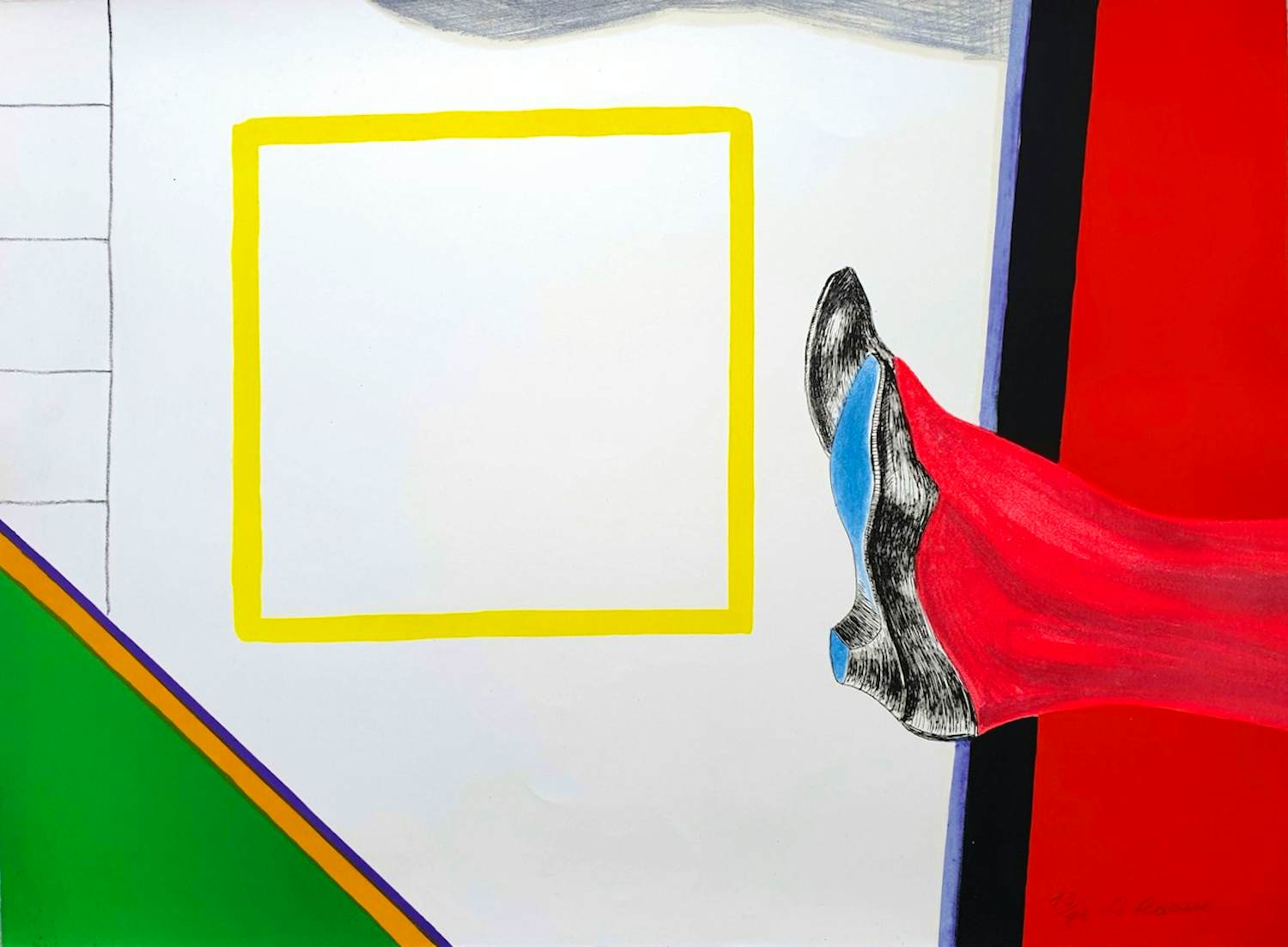 Roger Raveel - Genesis 25 - litho - 57x77 cm - 1969 kopen? Bied vanaf 1750!