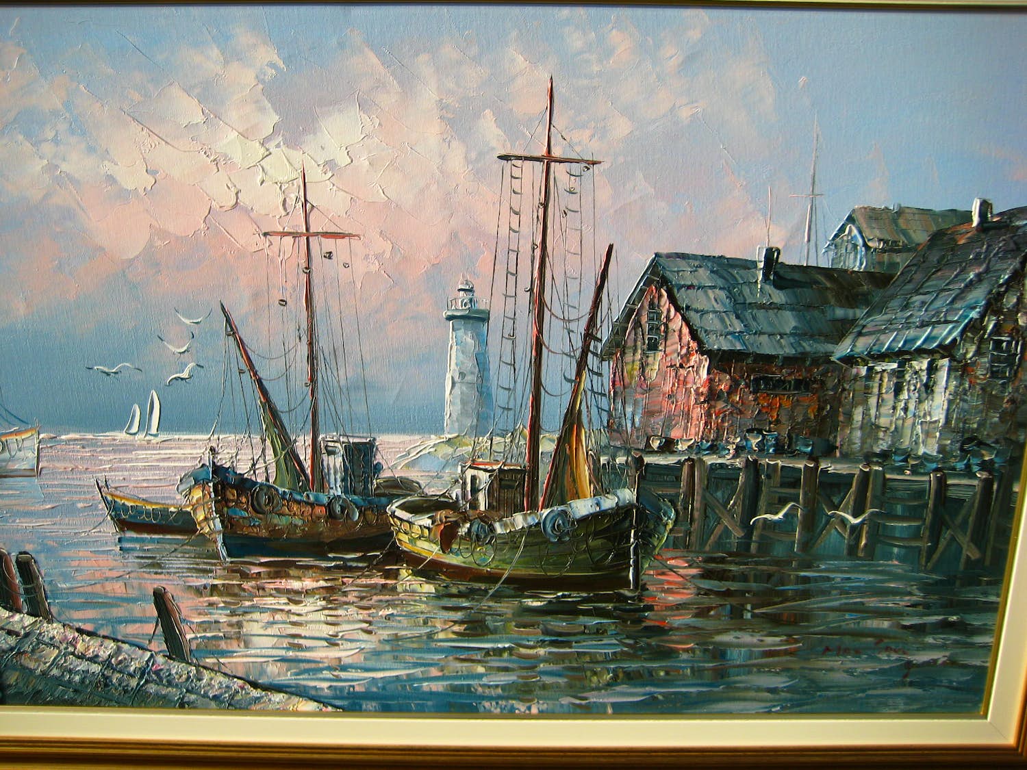 Max Savy - Haven , schepen aan de kade verkocht voor € 60!