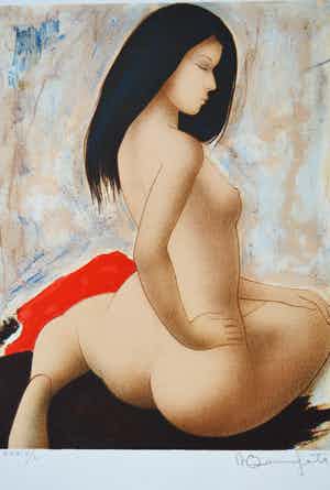 Alain Bonnefoit - Suite Nus: Cheveux Noirs verkocht voor € 40!