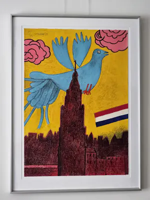 Corneille - Amsterdam / Vrijheid - Handgesigneerd - 1993 kaufen? Bieten Sie von 300!
