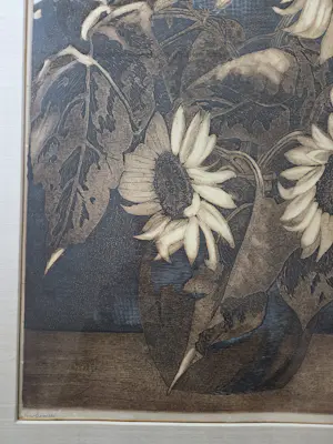 H.C. Spruit - Zonnebloemen in vaas. kopen? Bied vanaf 79!