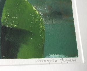 Marjan Jaspers - Gele Tulp | Zeefdruk (ingelijst) - kleine oplage kopen? Bied vanaf 50!