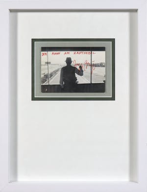 Joseph Beuys - Gesigneerde postkaart, Der Mann am Haupthebel kopen? Bied vanaf 1!