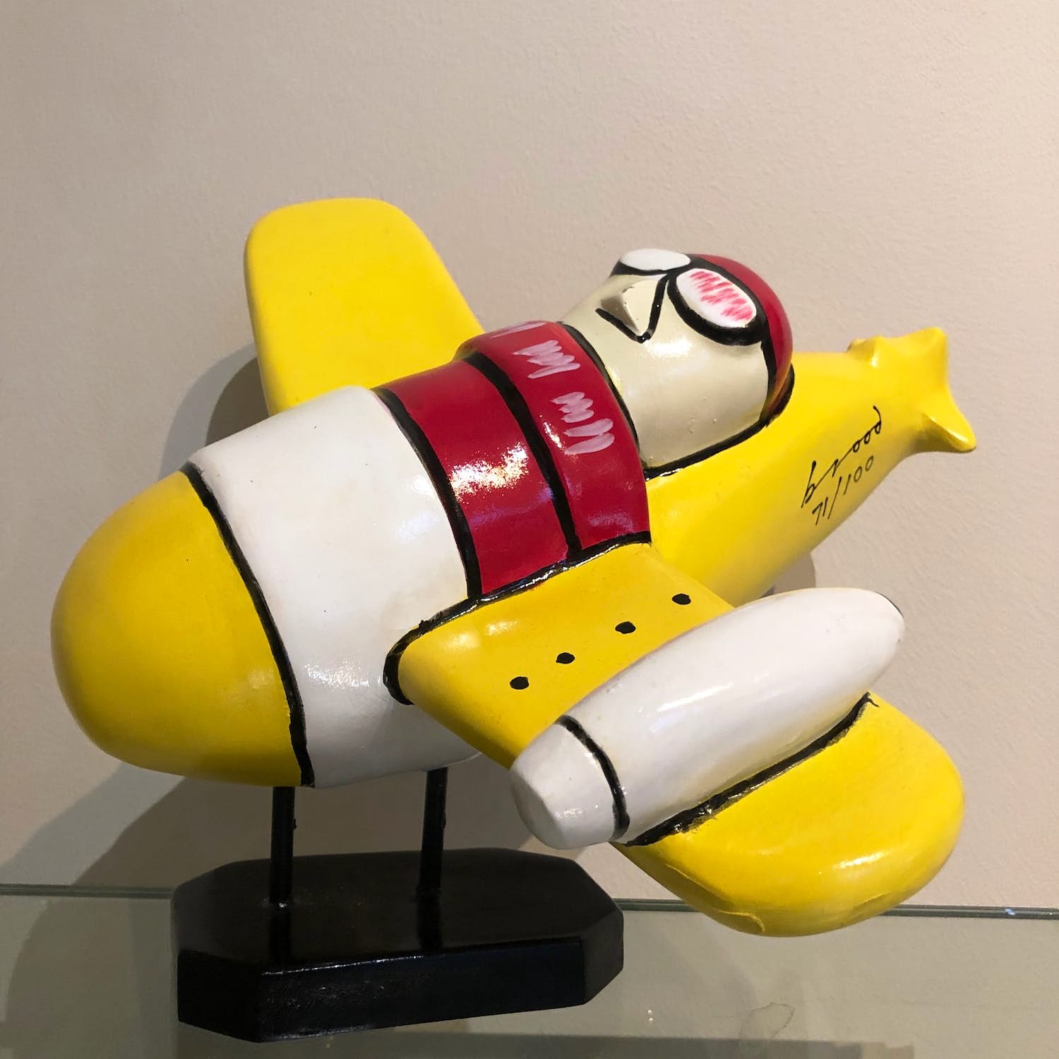 Herman Brood - beeld 'Red Baron' ( Medium ) - Limited Edition - met cerificaat kopen? Bied vanaf 295!