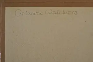 AcheterAntoinette Walckiers - "Daar bij die Molen" Aquarel (Belgische kunst)? Enchérissez de 50!