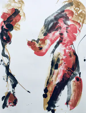 Ger Lataster - abstracte litho - 1988 - oplage 100 ex. kopen? Bied vanaf 75!