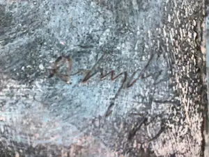 Ad Snijders - Vrouw in roze en blauw kopen? Bied vanaf 185!