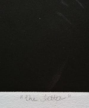 Nan Mulder - The letter, mezzotint ets kopen? Bied vanaf 35!