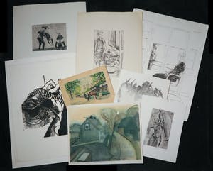 Ger Boosten - Marijke de Wit, Jaap Witzenhausen, Jan Stroosma e.a., Lot van 7 werken kopen? Bied vanaf 1!