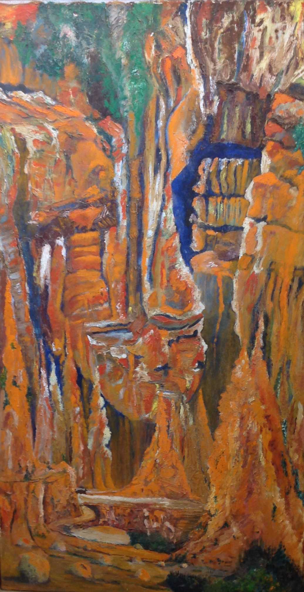 Niet of onleesbaar gesigneerd - C1249-4 - The Brice Canyon USA kopen? Bied vanaf 1!