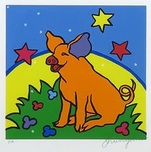 Shunyam - Zeefdruk, Zonder titel - Ingelijst kopen? Bied vanaf 35!