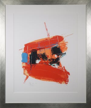 Arty Grimm - Zeefdruk, Abstracte compositie - Ingelijst (Groot) kopen? Bied vanaf 35!