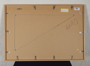 Niet of onleesbaar gesigneerd - Rood - acrylverf op papier kopen? Bied vanaf 10!