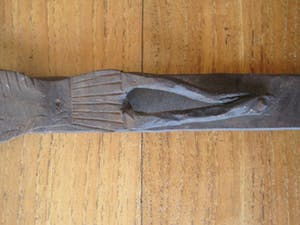 Heiligenbeeld - Smeedijzeren Christus aan het kruis. kopen? Bied vanaf 45!