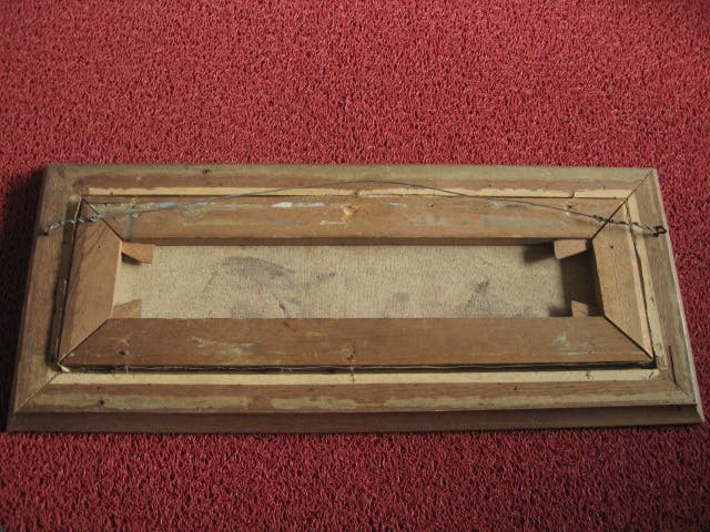 Niet of onleesbaar gesigneerd - Fraai impressionistisch zg. panorama olieverf "Duinlandschap" gesigneerd  kopen? Bied vanaf 1!