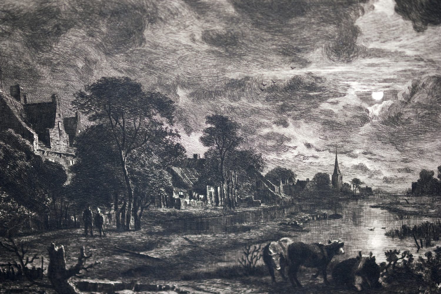 Willem Steelink (jr.) - 'Landschap bij maneschijn' kopen? Bied vanaf 15!