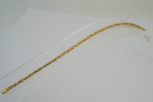 2560 - 18 karaats geelgouden "Konings" armband kopen? Bied vanaf 300!