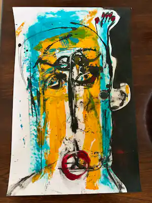 Jean-Pierre Vanhonsebrouck - Uniek schilderij van Jean-Pierre VANHONSEBROUCK 1960. verkauft für € 65!