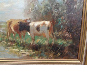 Piet Bouter - Landschap met koeien kopen? Bied vanaf 100!