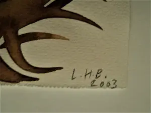 Niet of onleesbaar gesigneerd - originele 2003 Chinese Aquarel op papier "保持鬆散 / Hang Loose" kopen? Bied vanaf 1!