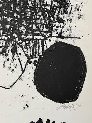 Corneille - Antieke litho Mineralogisch landschap , 1960 kopen? Bied vanaf 350!