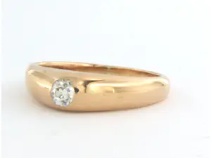18k rosé gouden ring bezet met Bolsjewiek geslepen diamanten tot. 0,40ct kopen? Bied vanaf 725!