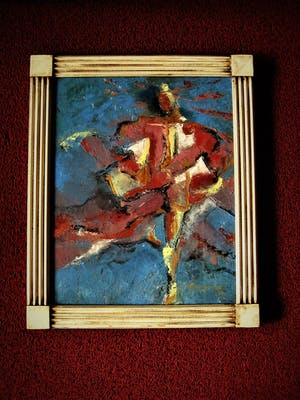 Niet of onleesbaar gesigneerd - Russisch ? expressionistisch olieverf "de Ballerina" gesigneerd Shukaev kopen? Bied vanaf 10!