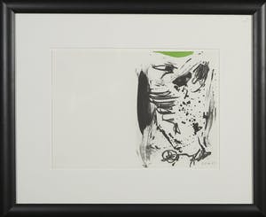 Asger Jorn - Litho en aquarel, Zonder titel - Ingelijst kopen? Bied vanaf 300!