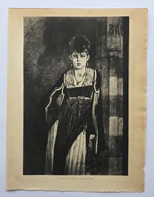 Felicien Rops - La Buveuse d'Absinthe. 1905. kopen? Bied vanaf 129!