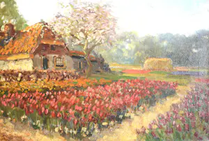 Teunis Ooms - Tulpenvelden bij de Zilk kopen? Bied vanaf 450!