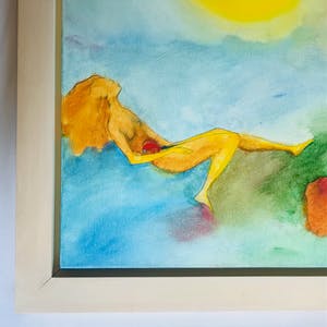 Susan Schildkamp - Zon (groot doek gemengde techniek) kopen? Bied vanaf 151!