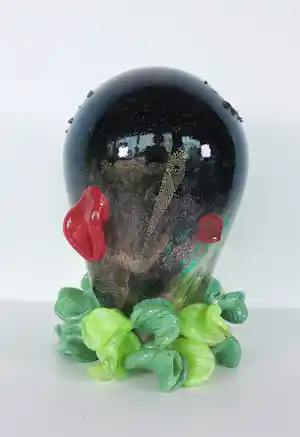 Michel van Overbeeke - Glazen sculptuur met diverse kleuren vendu pour 300€ !