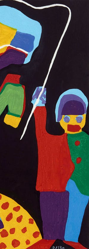 Karel Appel - On voit marcher toutes les couleurs kopen? Bied vanaf 1950!