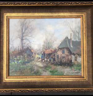 Theodorus van Oorschot - Plattelandsgexicht verkocht voor € 100!