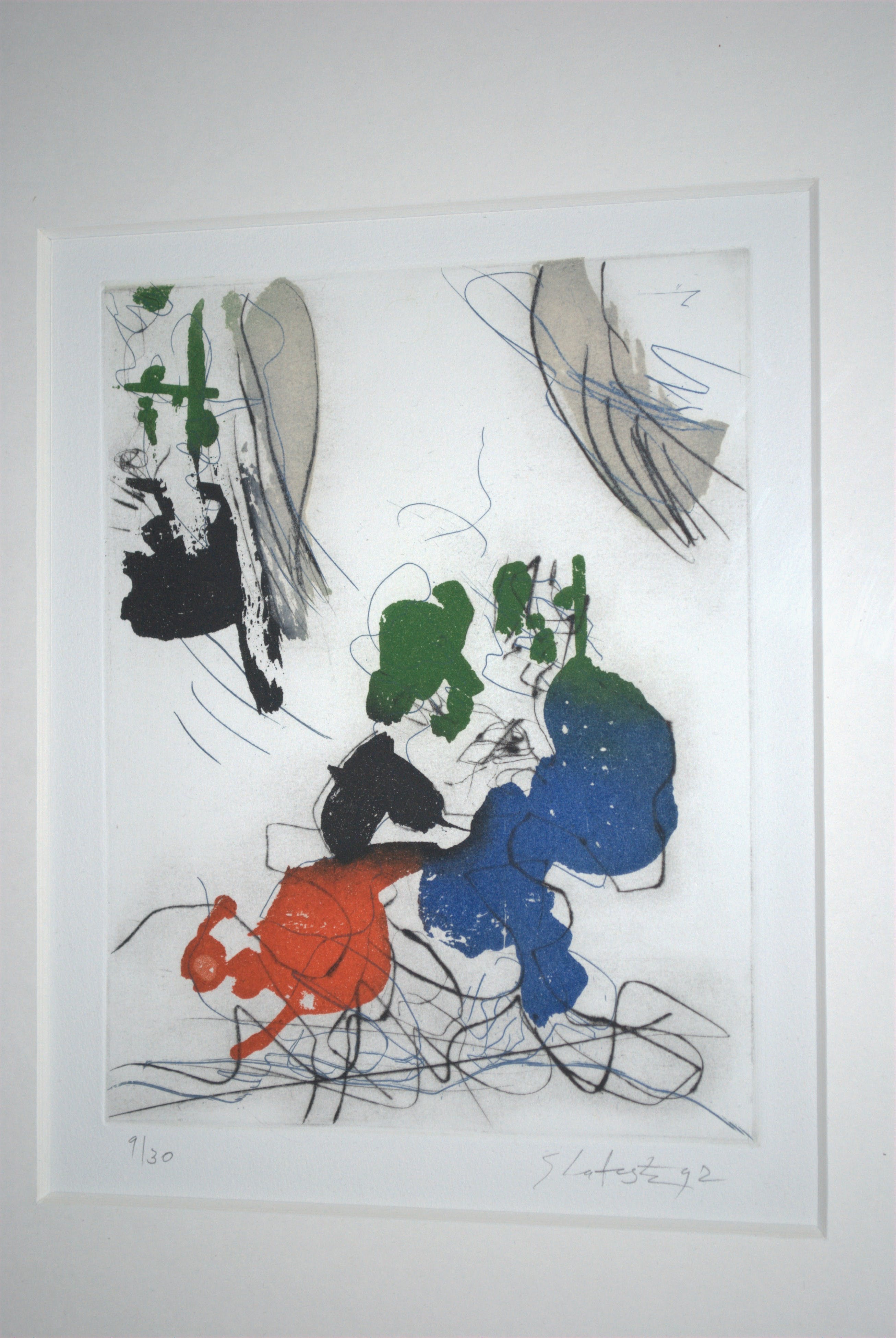 Ger Lataster - 2 zittende figuren - 2 kleurige toplijst - oplage slechts 30 kopen? Bied vanaf 130!