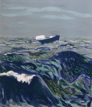 Marian Plug - ‘s Zondags: aan zee - Ahold 'Het Dagelijks Leven' - kunstwerknummer 33 kopen? Bied vanaf 45!