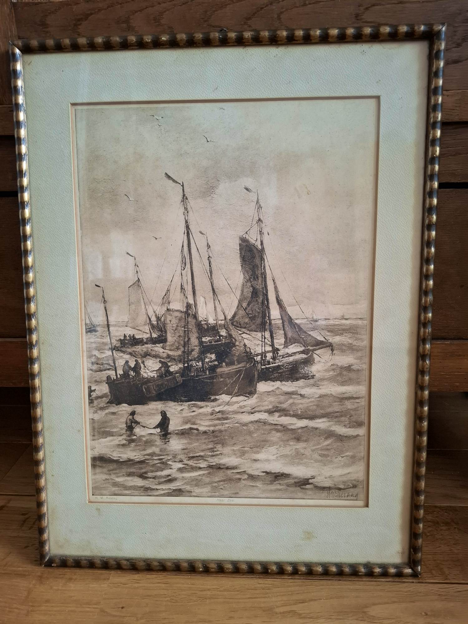 Hendrik Willem Mesdag - Naar zee kopen? Bied vanaf 29!