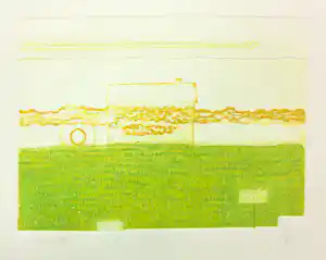 Eduard Flor - Ets en aquatint, Landschap verkauft für € 35!