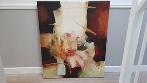 Hans Vanhorck - IRIS - acryl op doek, handgesigneerd en verso 1993 kopen? Bied vanaf 395!