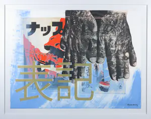 Crail Moansburg - Handbewerkte zeefdruk, Inscribe - Ingelijst (Groot formaat!) kopen? Bied vanaf 1!