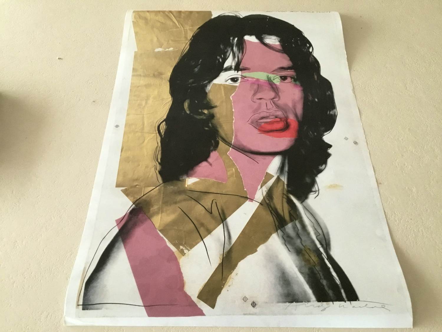 Andy Warhol - Mick Jagger kopen? Bied vanaf 100!