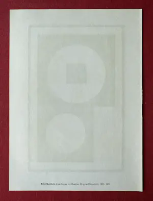 Erich Buchholz - Zwei Kreise mit Quadrat, Original-Holzschnitt 1922 kopen? Bied vanaf 80!