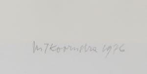 Metten Koornstra - Litho, Zonder titel - Ingelijst kopen? Bied vanaf 40!