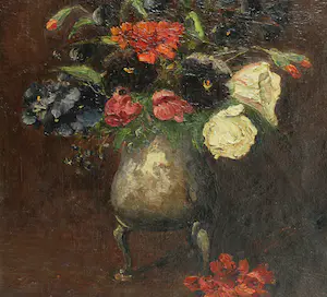 David Lussenburg - 'Stilleven' - olieverf op doek - 1916 kopen? Bied vanaf 40!