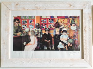 Rob Scholte - Carrière (groot formaat zeefdruk, fraai gelijst) kopen? Bied vanaf 200!