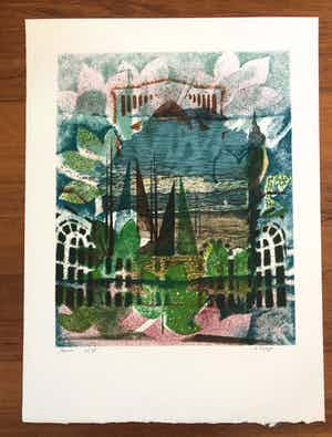 Andre Goezu - Zeefdruk - Gesigneerd - 20/75 verkocht voor € 75!