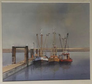 Gerrit Neven - Vissersboten in de haven kopen? Bied vanaf 550!